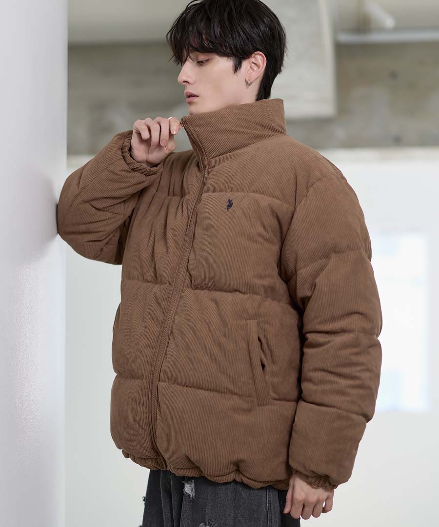 中綿ジャケット メンズ ブルゾン スタンドネック ハイネック