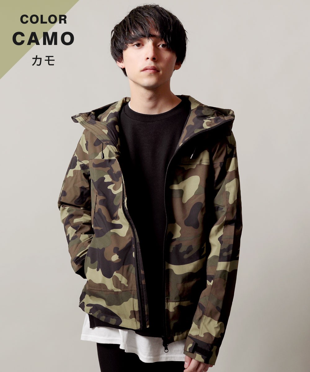 マウンテンパーカー マウンパ ジャケット メンズ 春 撥水