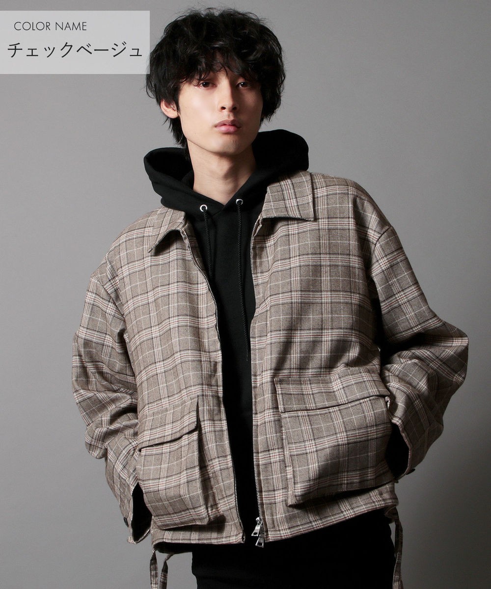 ショート ドリズラー ジャケット ショート丈 アウター メンズ 春