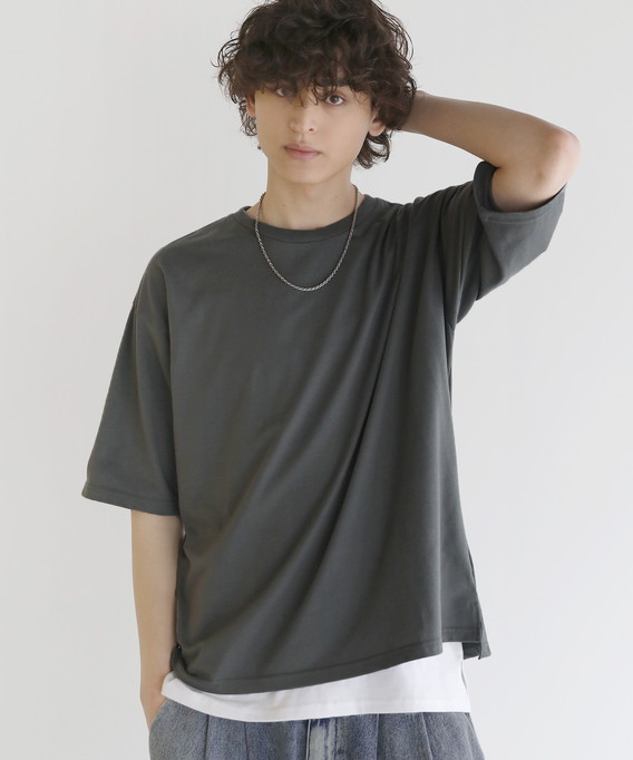 赤字覚悟!Tシャツ メンズ 半袖 おしゃれ カジュアルシャツ クールネック ポイント消化 春夏 今年 トップス コットン カットソー Amazon | [AGGZOM] tシャツ 半袖 クルーネック トップス