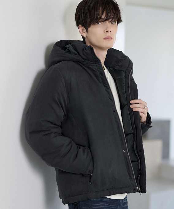 中綿ジャケット メンズ アウター 冬 冬服 ZIP 防寒 軽量 暖かい