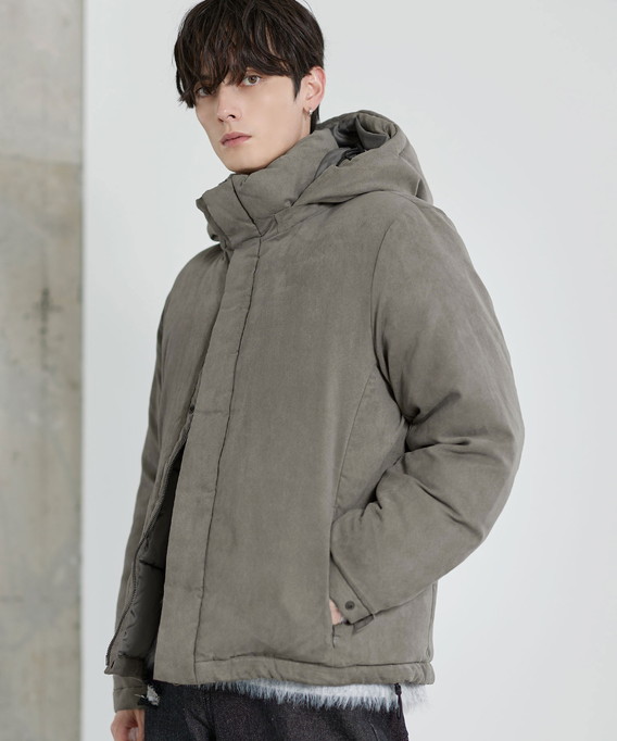 中綿ジャケット メンズ アウター 冬 冬服 ZIP 防寒 軽量 暖かい 