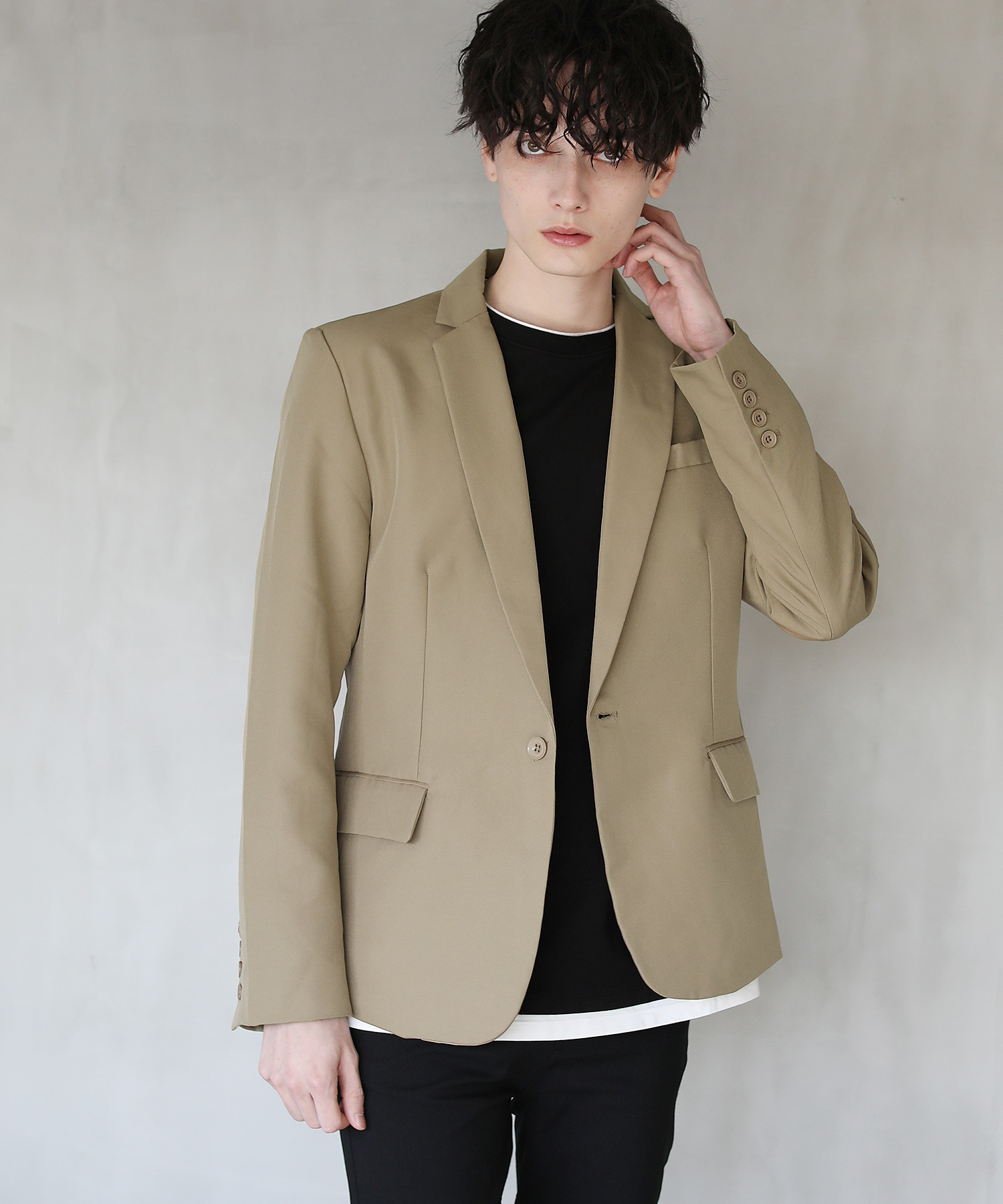 トンボリーニ メンズ ジャケット・ブルゾン アウター Blazer Beige