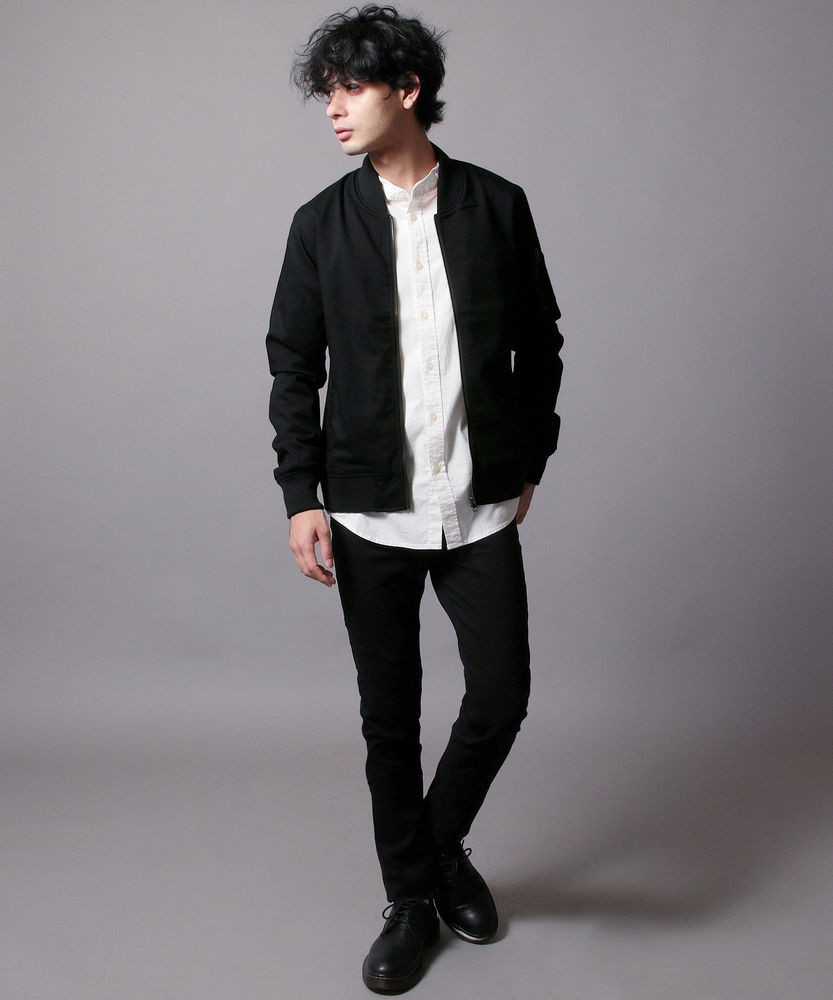 Ma 1 ジャケット メンズ Tr 素材 ストレッチ ブルゾン メンズ アウター ジャケット Ma 1 きれいめ カジュアル トレンド 春 秋 冬 着こなし コーデ Spu Soyous ソユーズ 通販 Yahoo ショッピング