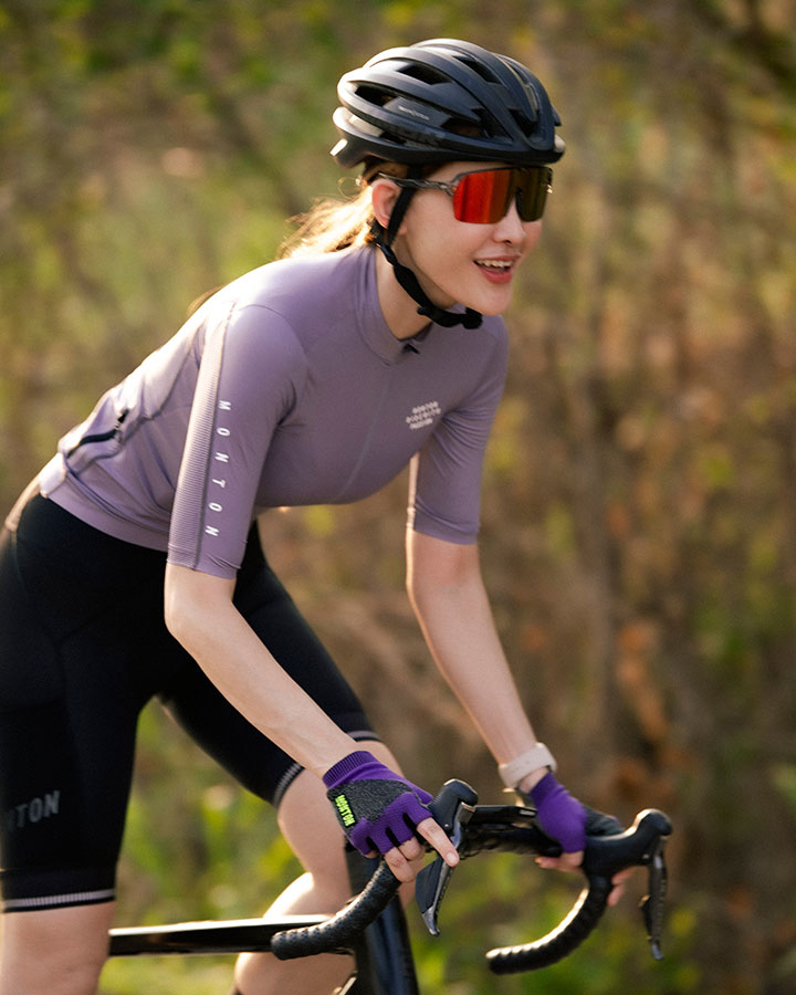 Monton［モントン］女性用プロモデル半袖サイクルジャージ［自転車用/レディース］Obakeショートスリーブ紫外線対策UV対策 -  スポーツキッド：機能性インナー、アンダーシャツやサイクルジャージ、パンツを企画、販売。