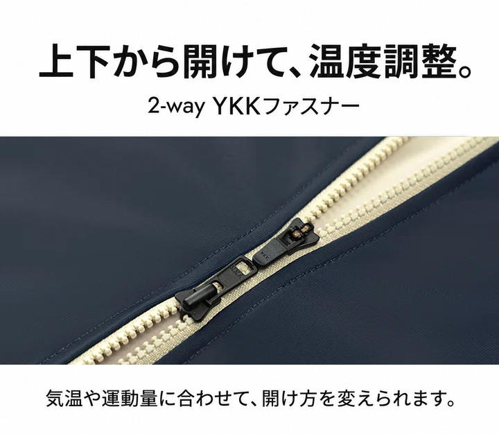 �岼���鳫�ĤǤ���2-way YKK�ե����ʡ�
