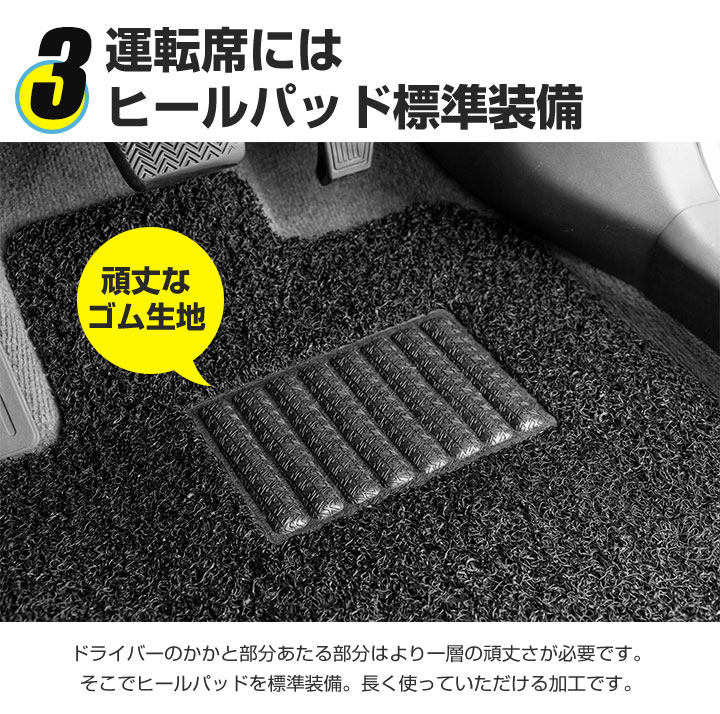 足元 快適 レジャー マット スズキ / SUZUKI エブリィバン