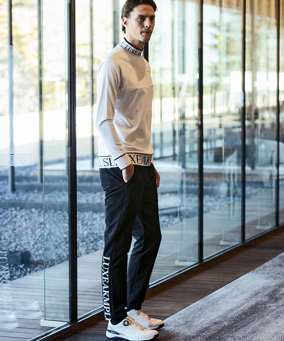 LUXE AKM PLUS リュクスエイケイエムプラス ゴルフ 防風ヘムロゴ