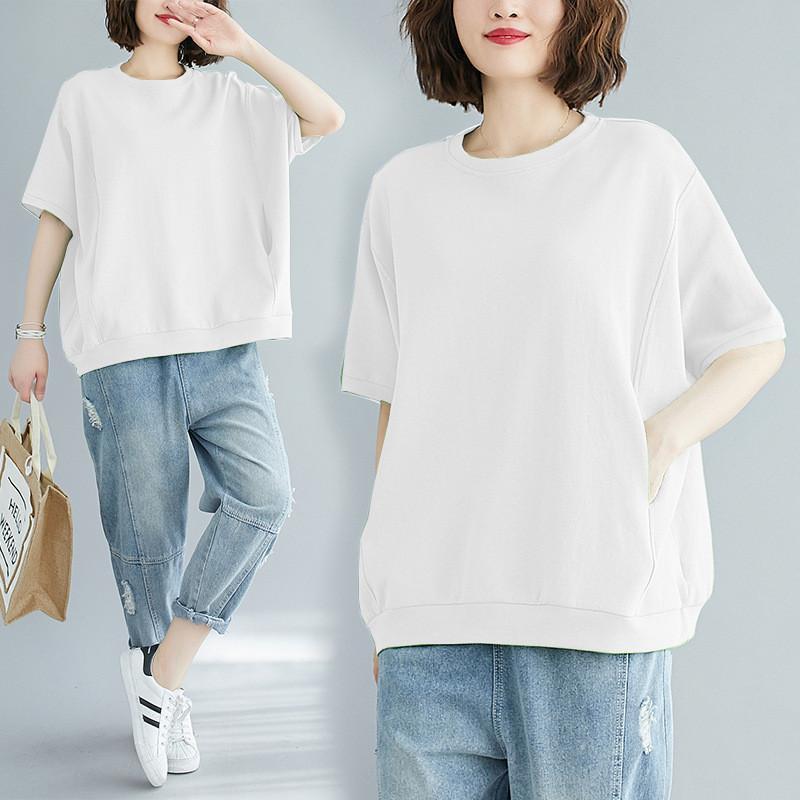 Tシャツ レディース カットソー ス 夏 夏服 半袖 可愛い きれいめ ポケット付き カジュアル フリル シンプル インナー 白 黒 おしゃれ Tシャツ レディース カットソー ス 夏 夏服 半袖 可愛い きれい