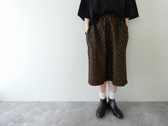 homspun(ホームスパン) ダンプ小花プリントハーフパンツ(251