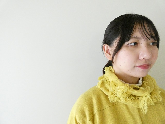 homspun(ホームスパン) ラムフリンジネックウォーマー(252-7938