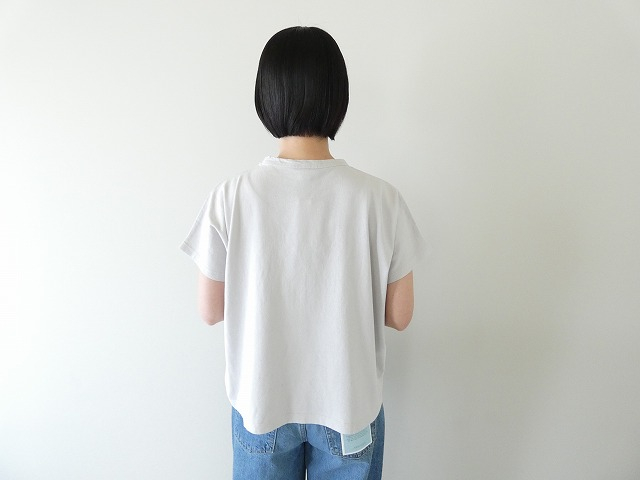 SOUFFLE USAコットンワイドフレンチTシャツ(25S-C022) SOUFFLE USAコットンワイドフレンチTシャツ(25S-C022) : SPACE