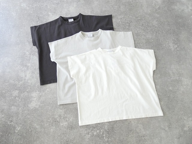SOUFFLE USAコットンワイドフレンチTシャツ(25S-C022) SOUFFLE USAコットンワイドフレンチTシャツ(25S-C022) : SPACE