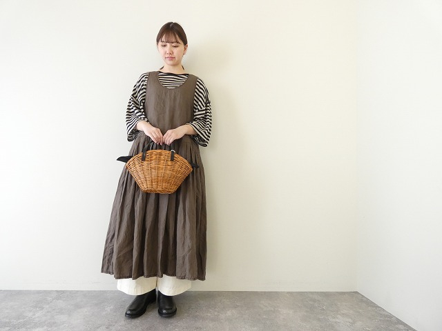 homspun(ホームスパン) リネンバイオノースリーブワンピース(261-1624