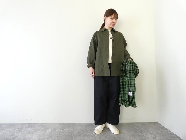 homspun(ホームスパン) リップストップシャツジャケット(261-2040