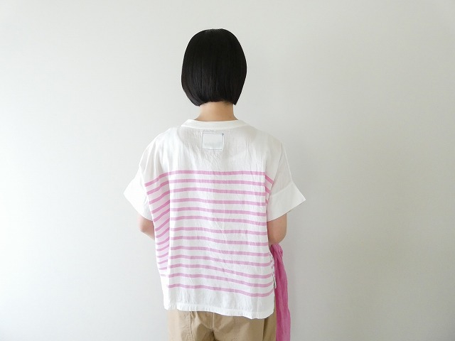 NATURAL LAUNDRY(ナチュラルランドリー) ガーゼボーダーワイド