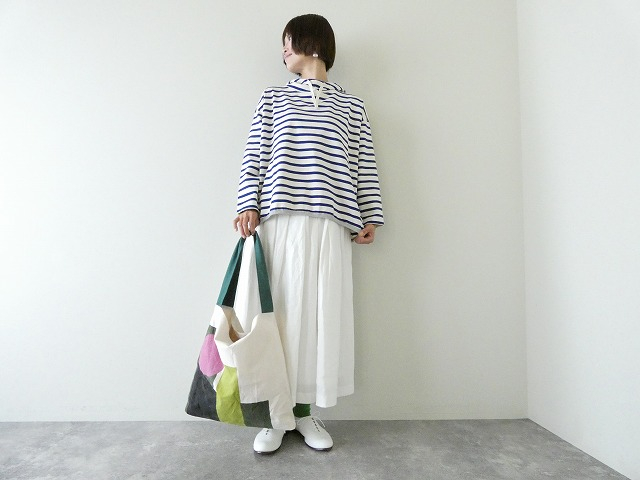 快晴堂(かいせいどう)＋SPACEMOO HAYATE・セーラーボーダー裾ギャザー