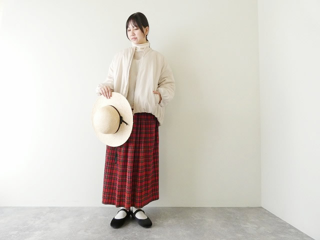 SALE】mao made(マオメイド) ノーカラーバルーンシルエットのブルゾン 