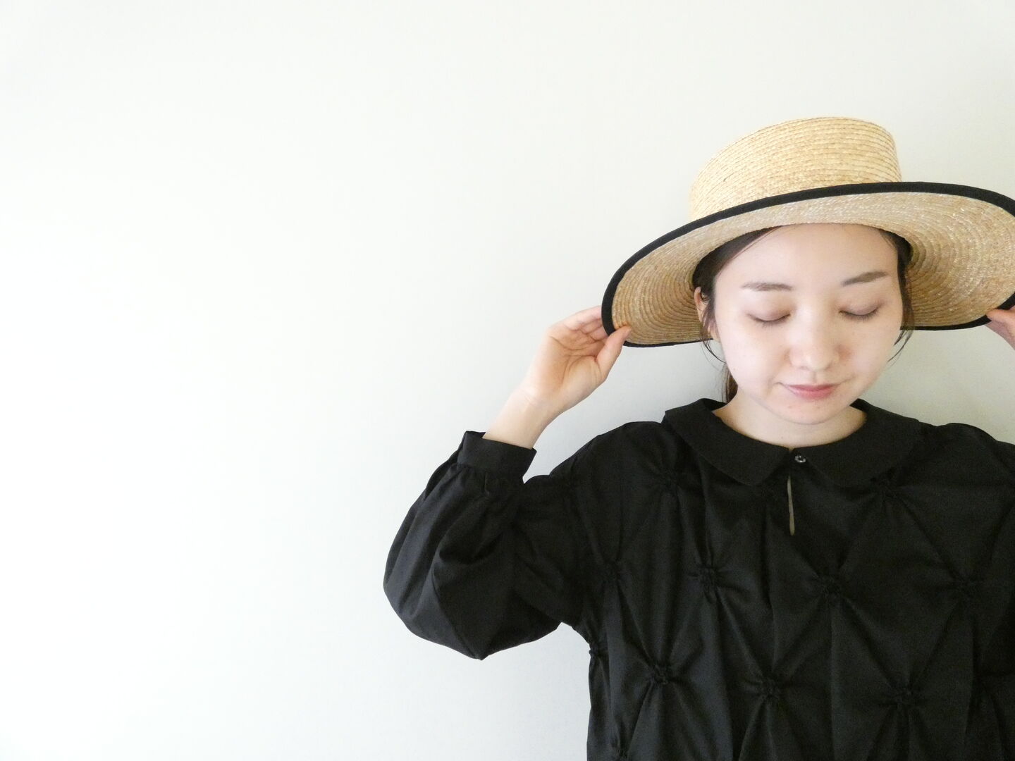 PK スモック刺繍フラットカラーブラウスの商品画像6
