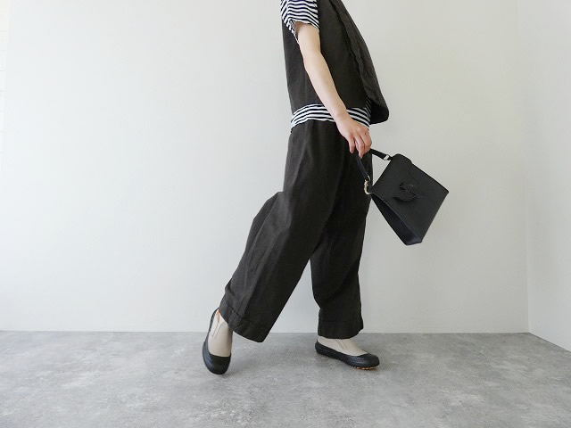 Veritecoeur(ヴェリテクール) ガーメントダイダブル裾パンツ(VC-2697