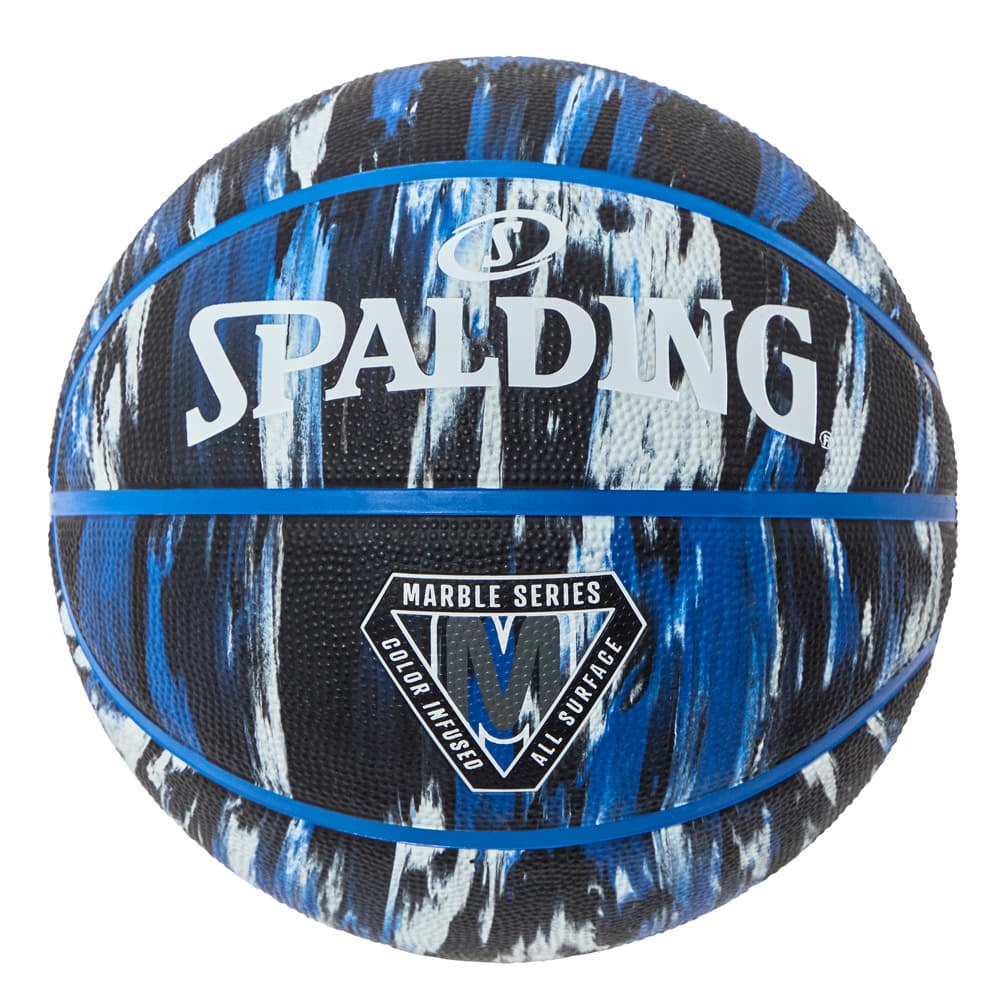 SPALDING（スポルディング） 公式 マーブル ブラック×ブルー 7号球