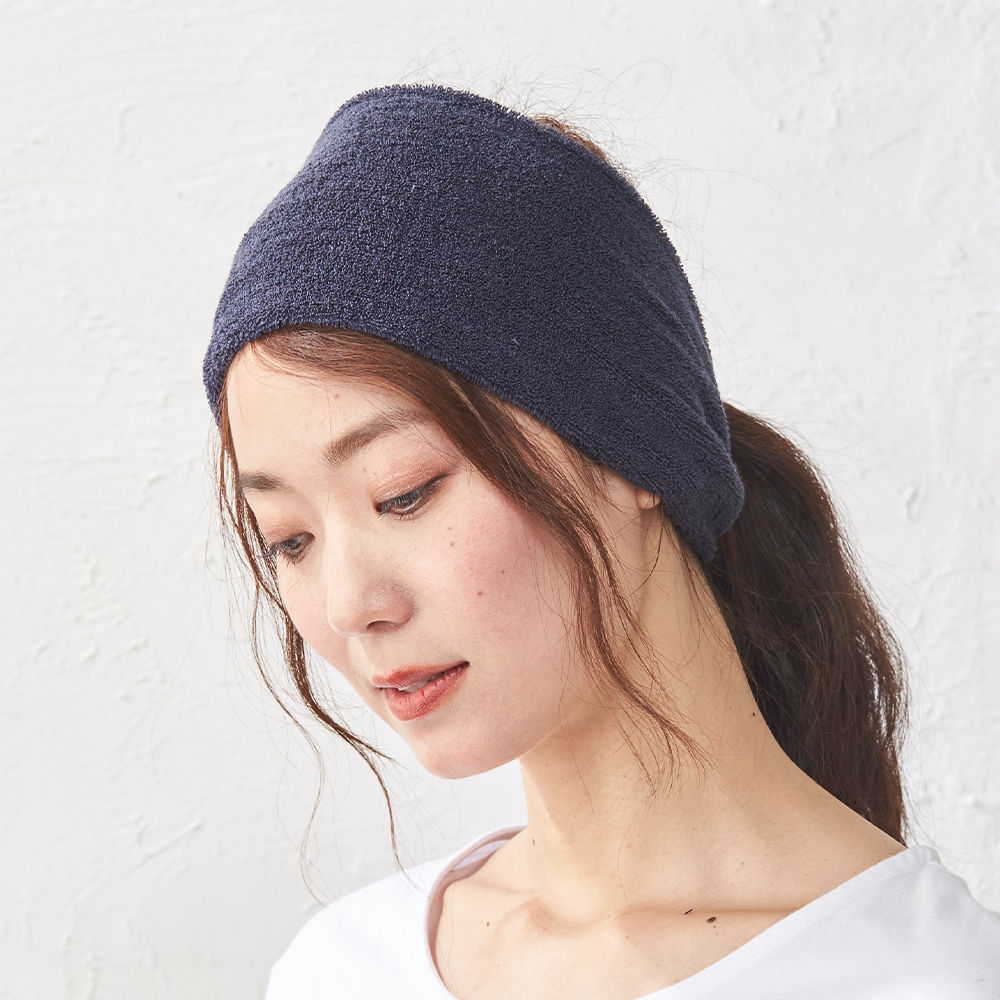 ヘアバンド メンズ パイル スポーツ サッカー 洗顔 ヘアーバンド ヘッドバンド ヘアターバン オーガニックコットン 幅広 吸水 吸汗 5100780 |  | 07