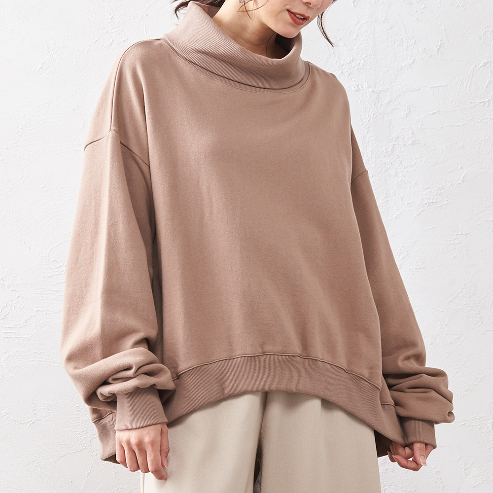 日本製 裏毛 スウェット トレーナー レディース トップス ビッグシルエット 長袖 コットン ルームウェア jf nli 9180540 1219s |  | 03