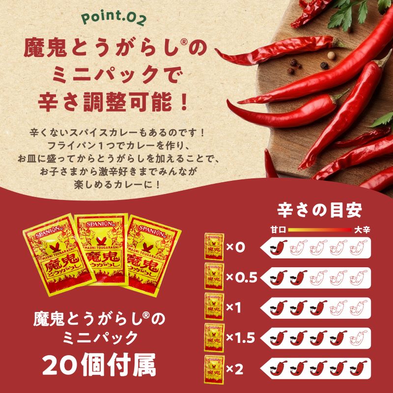 魔鬼とうがらしパック付き