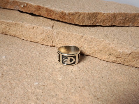 HOPI ホピ インディアン BEAR PAW RING リング SILVER SIDNEY SANEYAH HOPI ホピ インディアン BEAR PAW RING リング SILVER SIDNEY SANEYAH