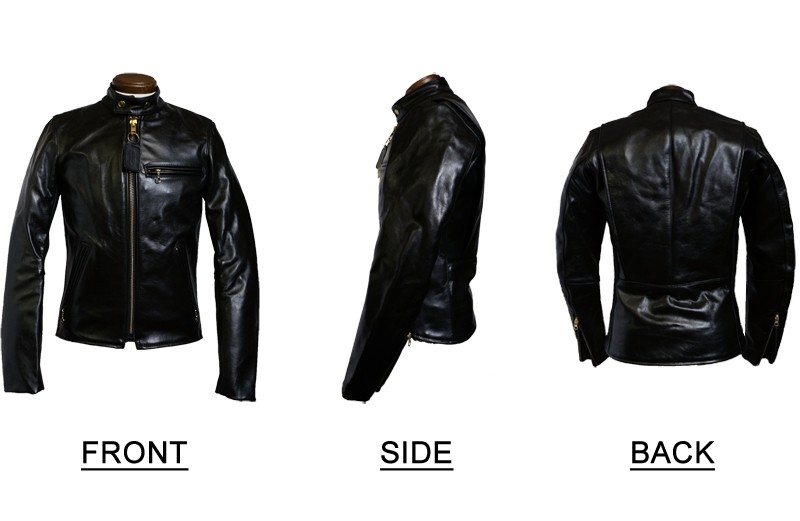 VANSON バンソン MODEL AR2 SINGLE RIDERS JACKET シングル ライダース ジャケット BLACK 40