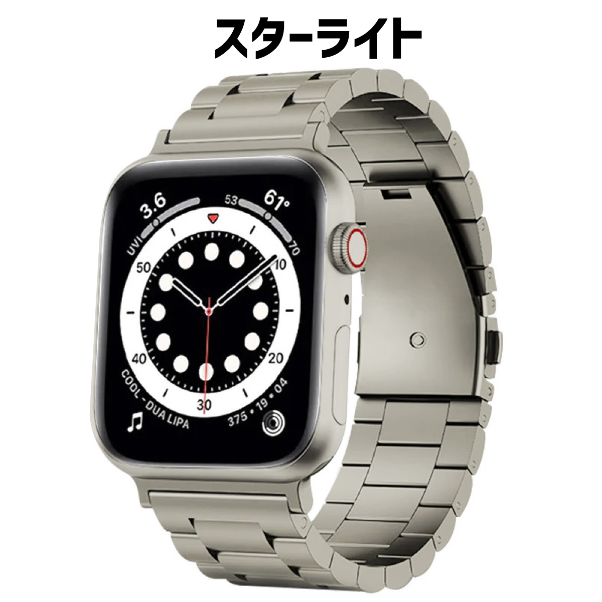 アップルウォッチ バンド applewatch ベルト チタン 44mm 45mm 49mm  40mm 41mm 9 8 7 se｜sparksstore｜04