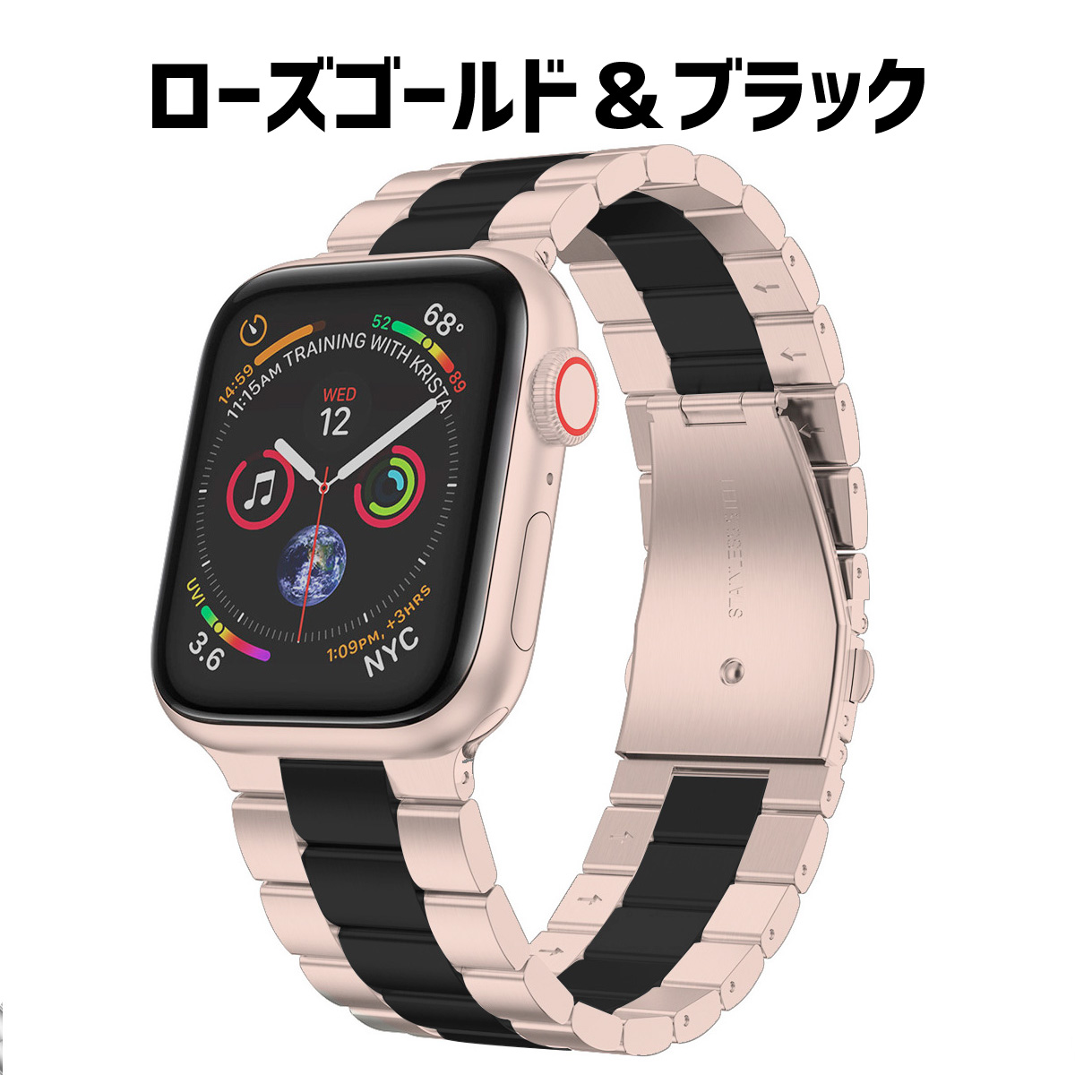 アップルウォッチ バンド apple watch ベルト ステンレス 45mm 44mm 42mm 49mm 41mm 40mm シリーズ 9 8 7 se｜sparksstore｜15