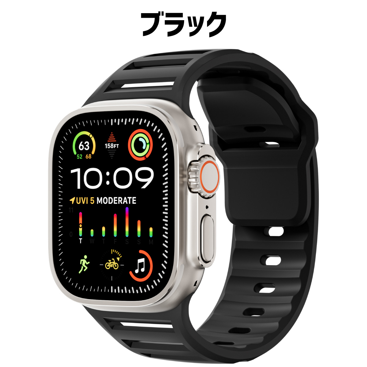 アップルウォッチ バンド applewatch シリコン ベルト ウルトラ ultra 46mm 44mm 46mm 49mm 10 se | Apple Watch | 01
