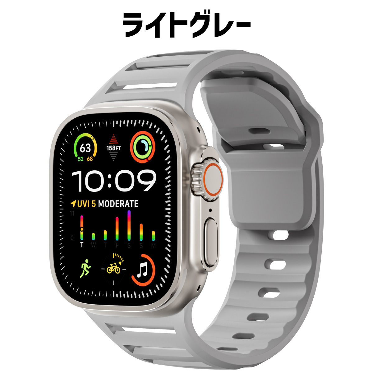 アップルウォッチ バンド applewatch シリコン ベルト ウルトラ ultra 46mm 44mm 46mm 49mm 10 se | Apple Watch | 03