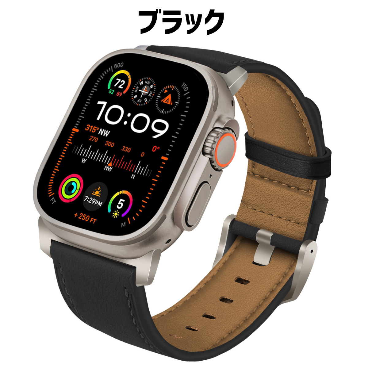 アップルウォッチ　ワイドレザーベルト　ハイエンドバックル付 Apple Watch アップルウォッチ バンド レザー apple watch ベルト 本革