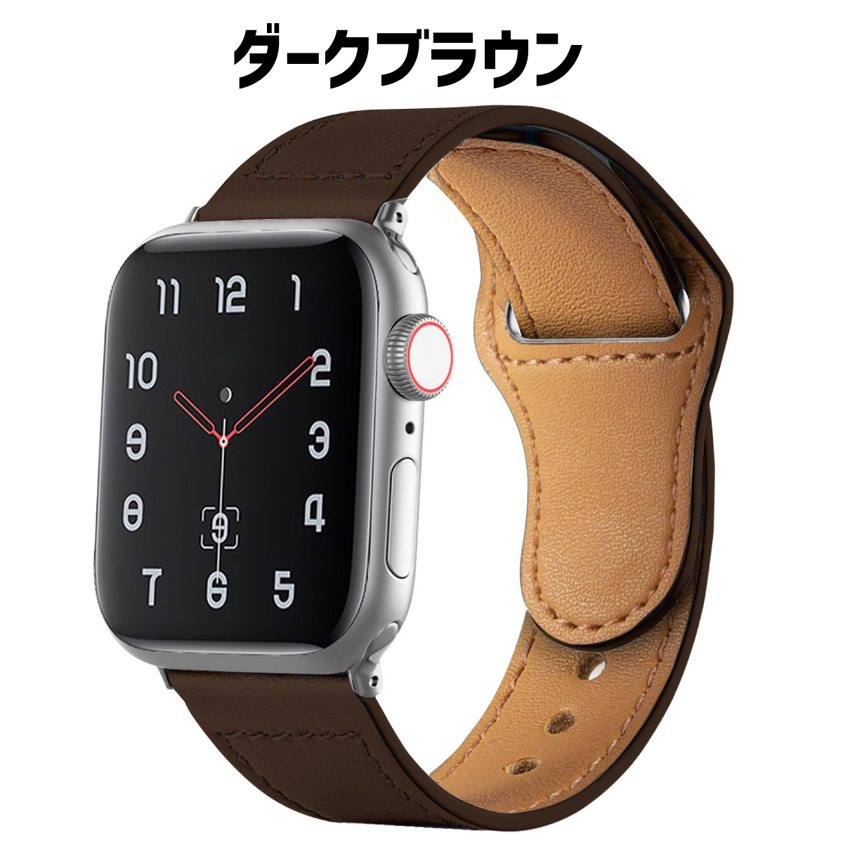 アップルウォッチ バンド apple watch ベルト レザー 本革 革 40mm