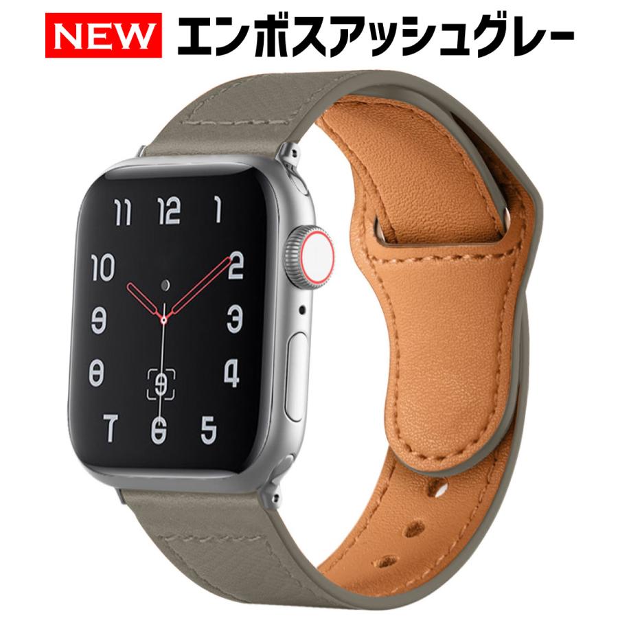 Apple Watch 本革 レザー ベルト アップルウォッチ ホワイト 通販