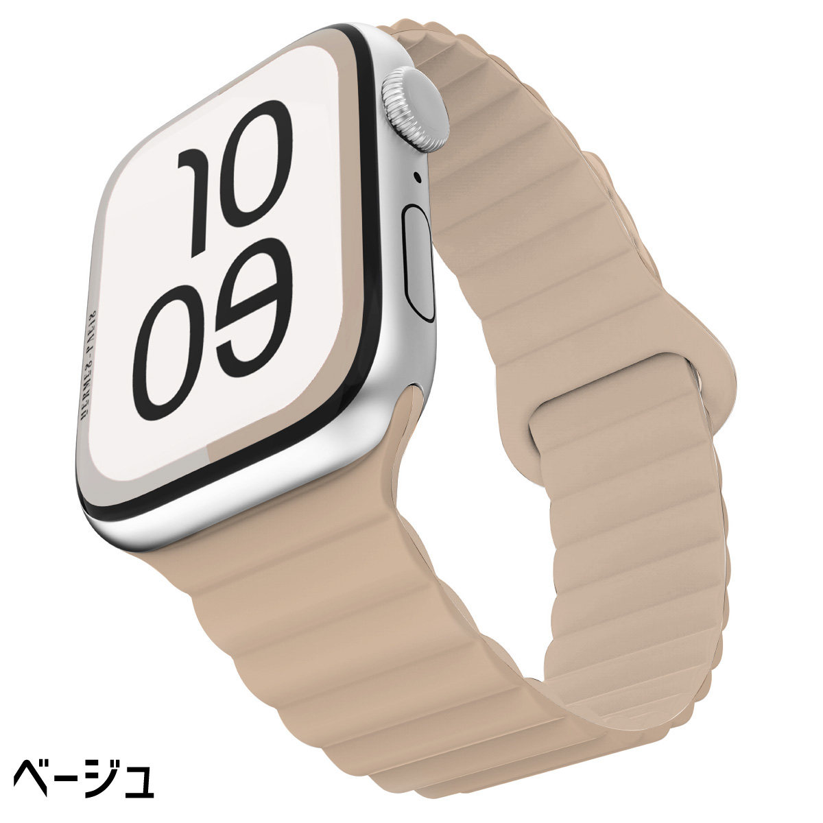 Apple Watch SE本体 ベージュバンド付き Apple Watch アップルウォッチ バンド apple watch シリコン ベルト