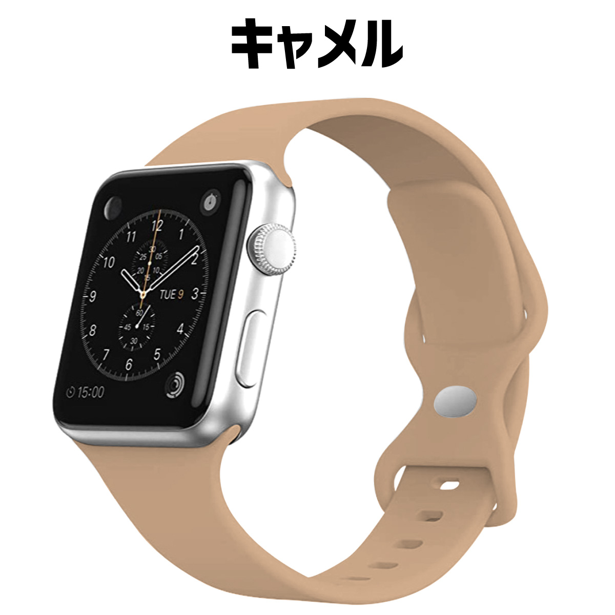 アップルウォッチ バンド ベルト apple watch シリコン 40mm 44mm 41mm