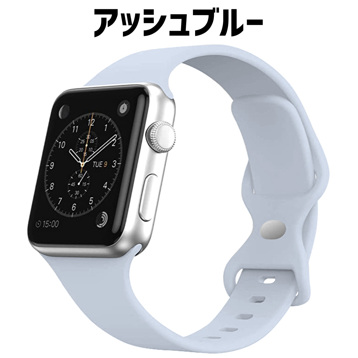 アップルウォッチ バンド ベルト apple watch シリコン 40mm 44mm 41mm 45mm se スポーツ｜sparksstore｜15