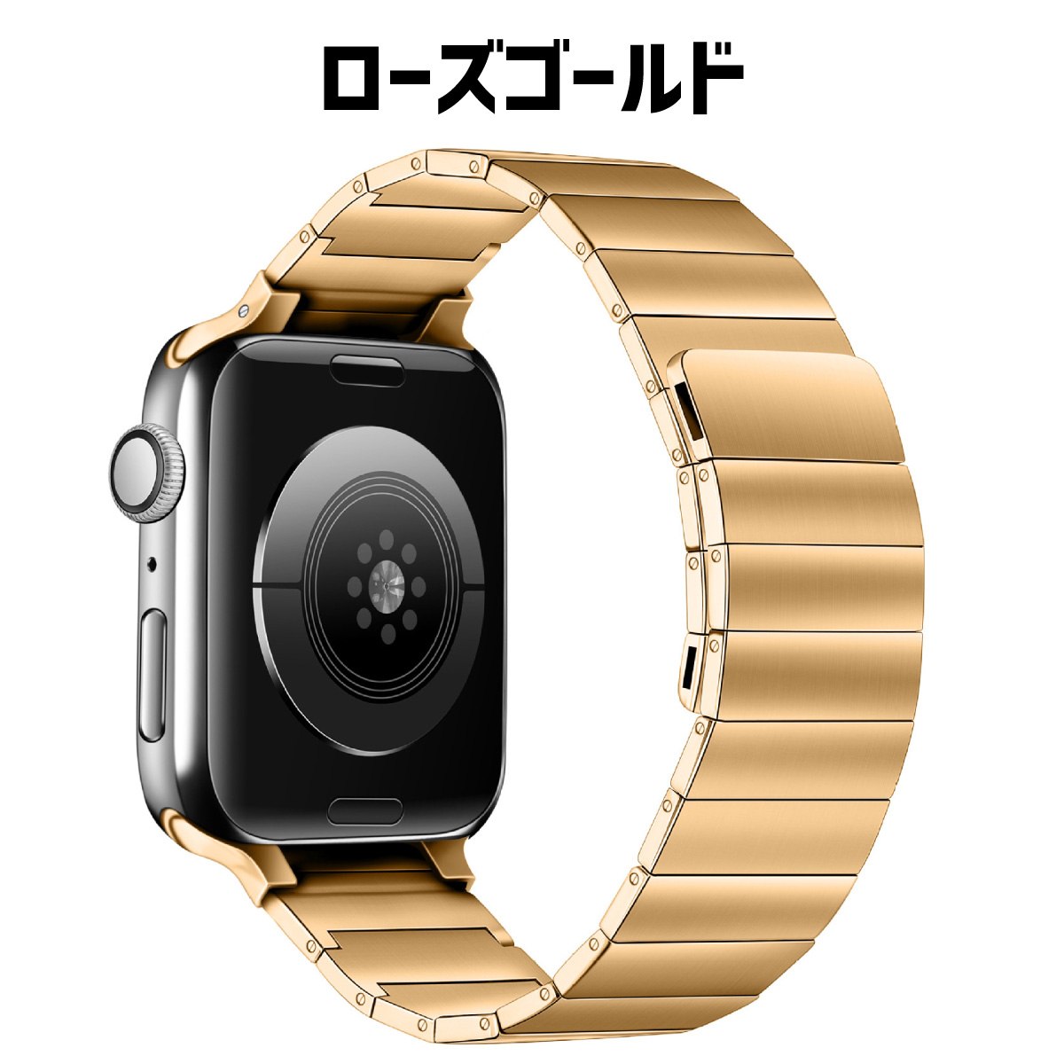 アップルウォッチ バンド apple watch ベルト ステンレス マグネット 44mm 45mm 40mm 41mm 49mm｜sparksstore｜05