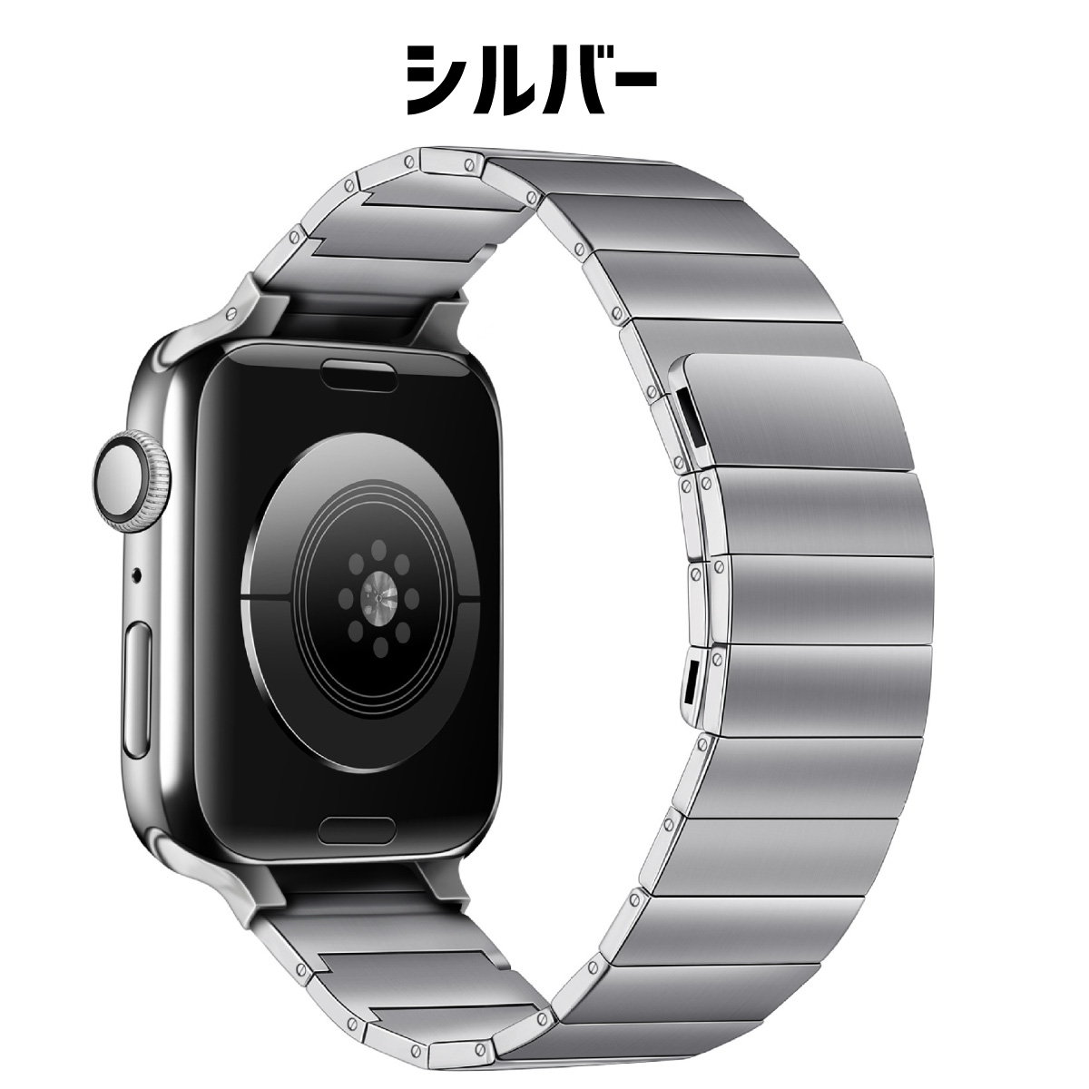 アップルウォッチ バンド apple watch ベルト ステンレス 44mm 45mm 49mm 40mm 49mm マグネット｜sparksstore｜03