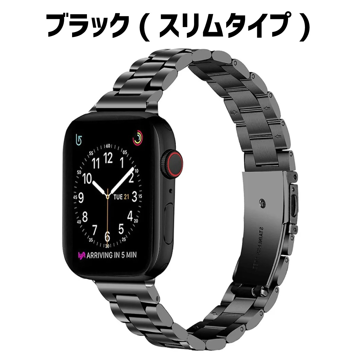 アップルウォッチ バンド applewatch ステンレス ベルト スリム 40mm 41mm 42mm レディース 女性 細い se | Apple Watch | 04
