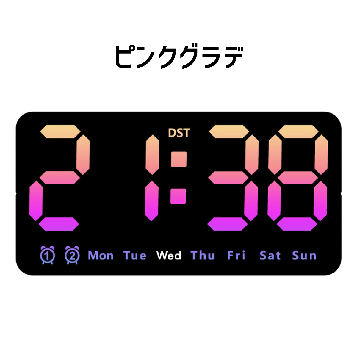 h*i様 JDL LED CLOCK デジタル掛け時計 / カレンダー 温度計 h*i様 JDL LED CLOCK デジタル掛け時計 / カレンダー 温度計
