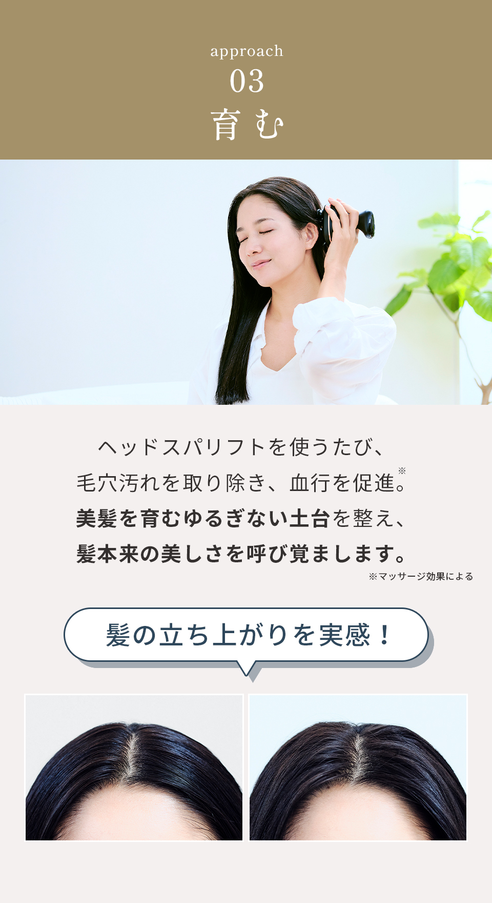 頭皮マッサージ ヘッドスパリフト 頭皮マッサージャー : CLUB MEDULLA