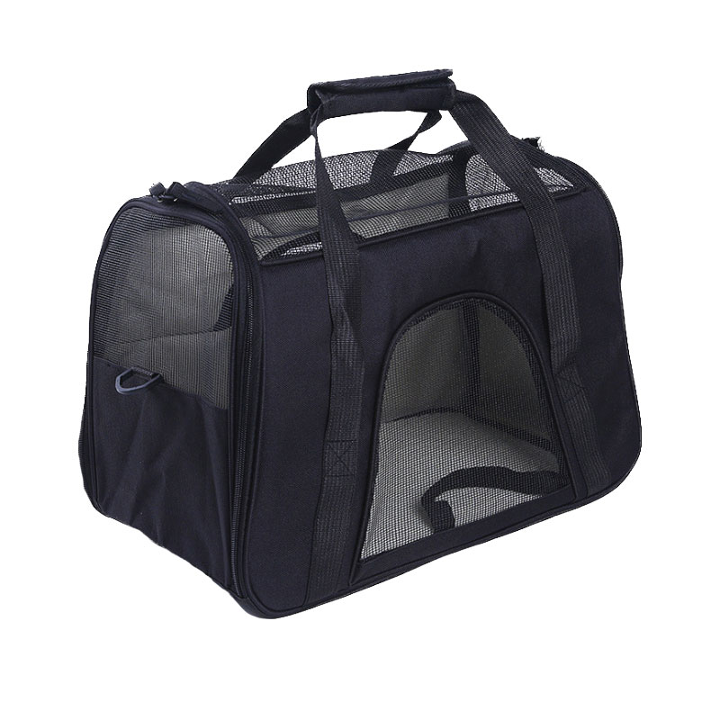 キャリーバッグ ペット用 ボストンバッグ 犬 猫 大型 ケース 通気性 旅行 黒 ペットキャリーバッグ ペットバッグ ボストンバッグ 2way ポータブル
