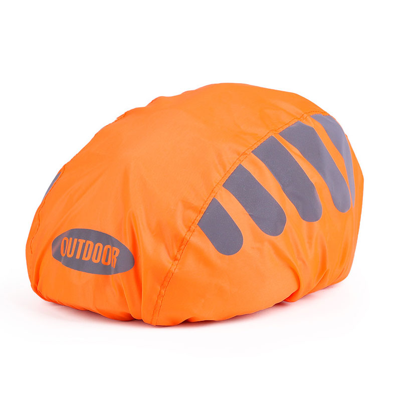 ヘルメットカバー ヘルメット防水カバー 撥水 反射ストリップ 自転車用