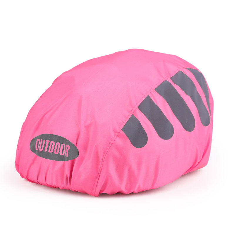 ヘルメットカバー ヘルメット防水カバー 撥水 反射ストリップ 自転車用