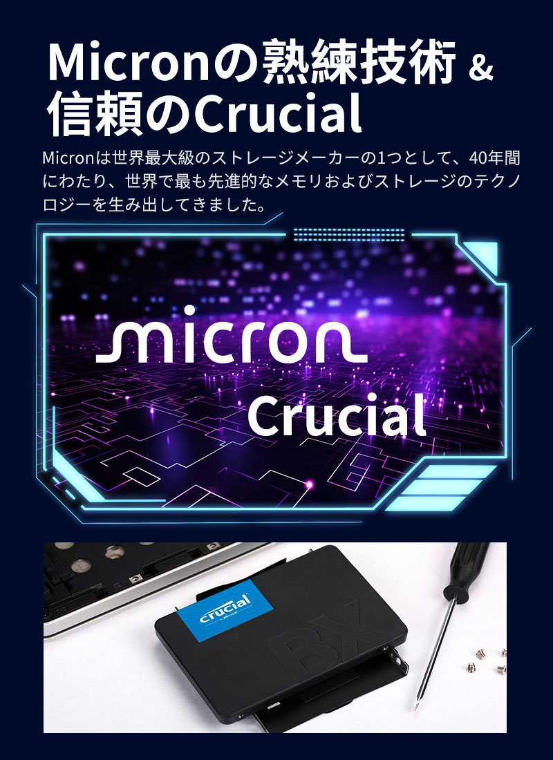 crucial 期間限定ポイント2倍 Crucial クルーシャル SSD 1TB