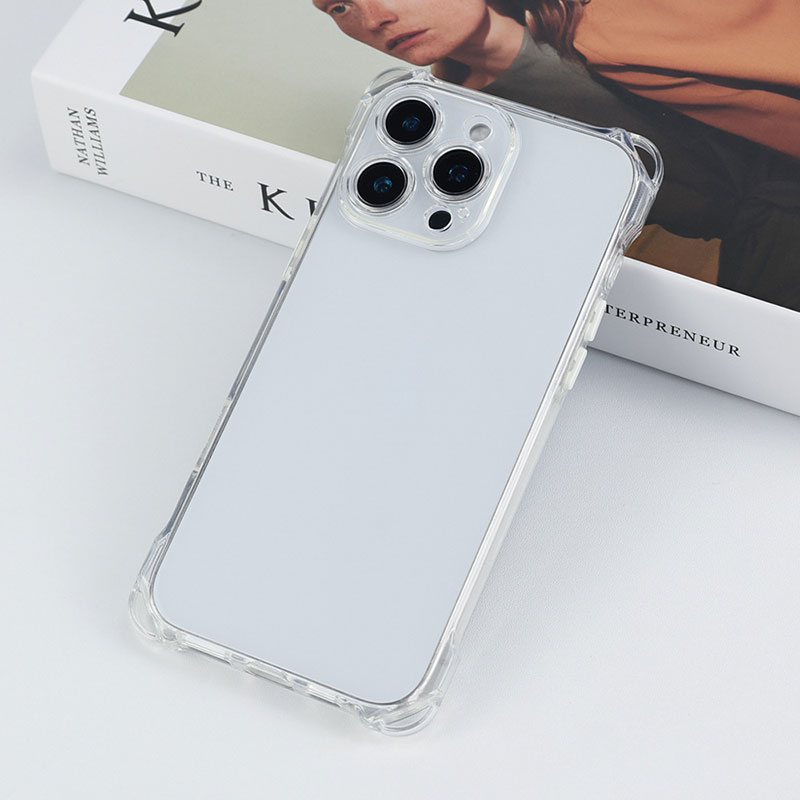 iPhone 16用 クリアケース ストラップ対応 四隅強化 耐衝撃 TPU ソフト